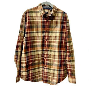 Arrow BLUE JEAN CO Plaid Long Sleeve Medium Shirt EUC
